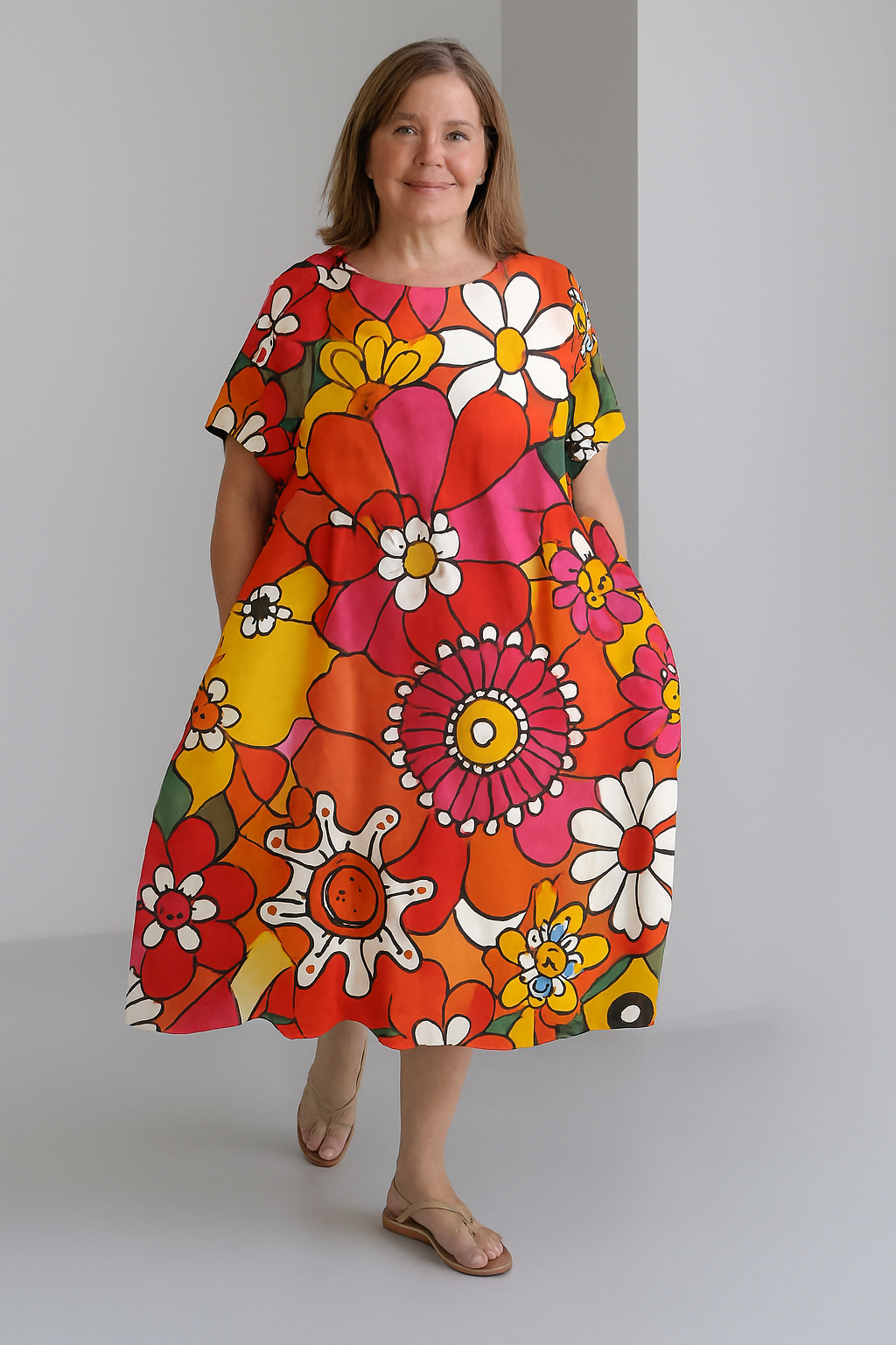 The Amina | Tummy Covering Dress