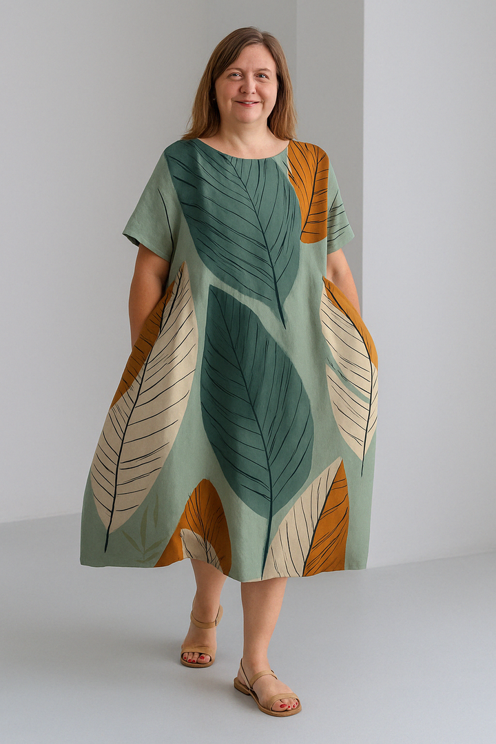 The Amira | Loose Fit Tummy Covering Dress