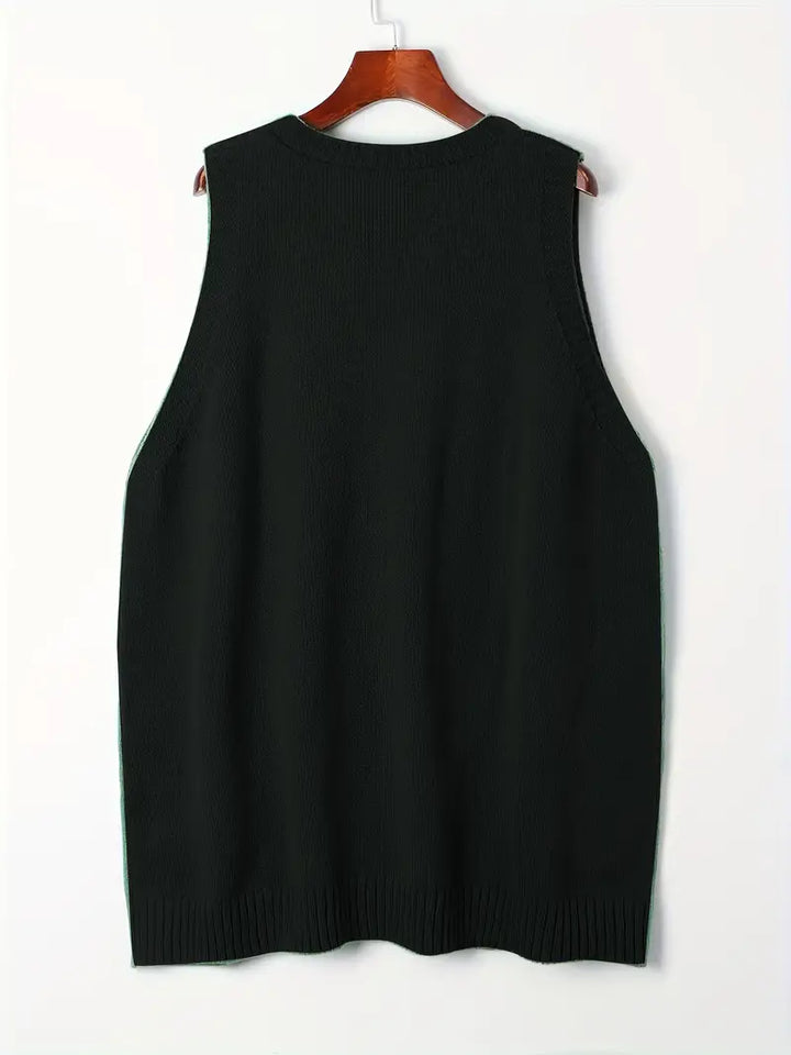 Camille | Oversized V-Neck Vest