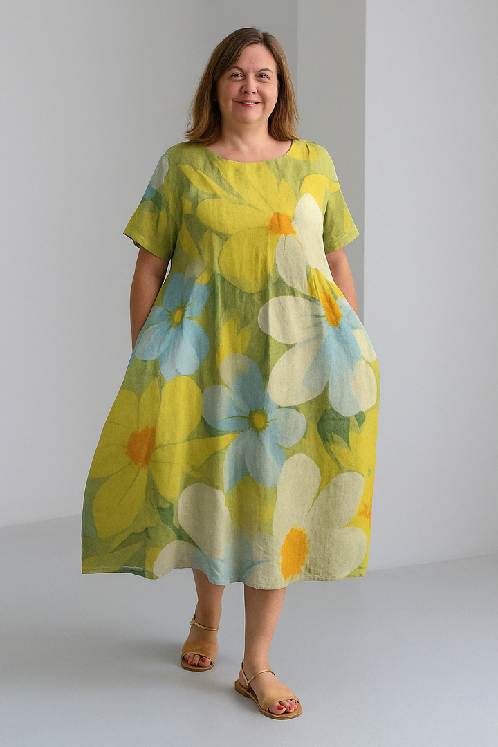 The Amira | Loose Fit Tummy Covering Dress
