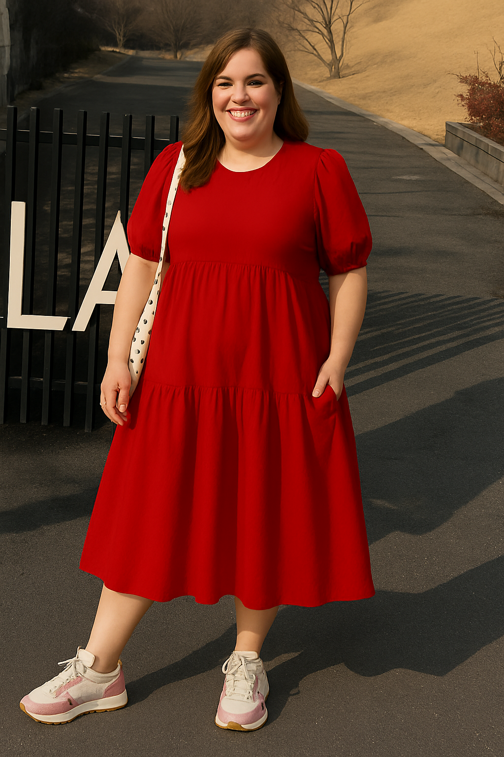 The Ayla | O-neck Tummy Covering Dress