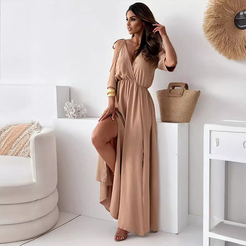 The Beatrice Maxi Strapless Flowy Dress